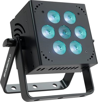 Blizzard Lighting SkyBox 5 LED Par Wash Fixture, Light Source: 7x 15-Watt