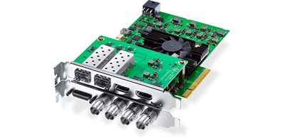 Blackmagic Decklink 4K Extreme 12G Advanced digital cinema capture card featuring full frame DCI 4K input and output via 12G-SDI!
