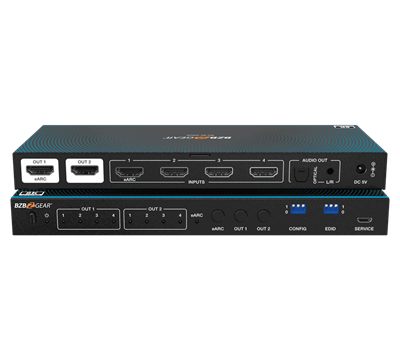 BZBGear BG-8K-42MA 4x2 8K HDMI 2.1 Matrix Switcher
