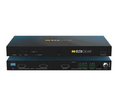 BZBGear BG-8K-HS21AR 2x1 8K HDMI Switcher with RS-232 and Gain Control