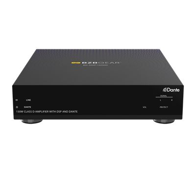 BZBGear BG-AMP150WD 150W Class D Amplifier with DSP and Dante