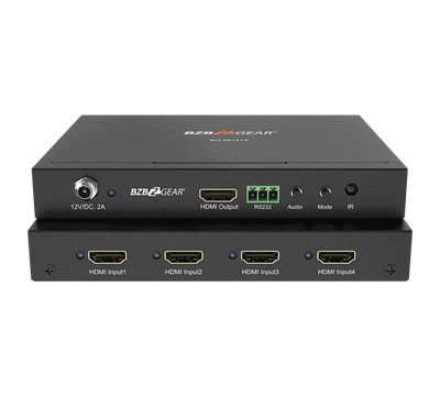 BZBGear BG-MV41A 4x1 1080p HDMI Switcher, Scaler and Multiviewer
