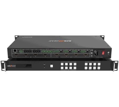 BZBGear BZ-MVS4X4-4K 4x4 Matrix Switcher and Video Wall Controller