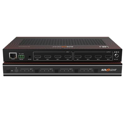 BZBGear BG-MVS4X4-4KL 4x4 Seamless Matrix and Video Wall Processor
