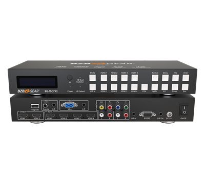 BZBGear BG-PSC7X2 7x2 Presentation Switcher and Scaler