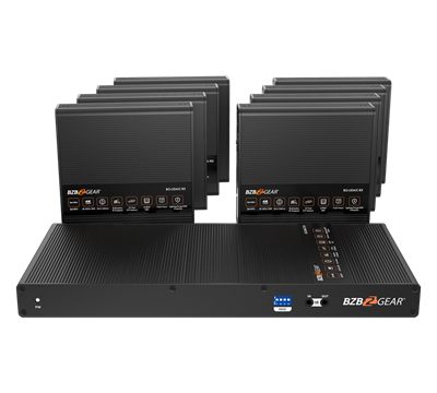 BZBGear BG-UDAIC-E18 1x8 HDMI Splitter Kit with Eight Receivers