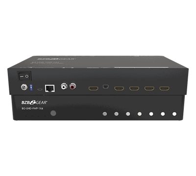 BZBGear BG-UHD-VWP-1X4 4K Video Wall Processor with Scaler