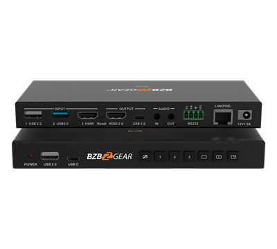 BZBGear BG-UHM 3-Port USB and HDMI Camera Selector and Mixer
