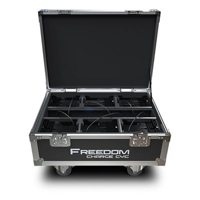 Chauvet DJ Freedom Charge Cyc Charging Road Case for Freedom Cyc, Holds 6
