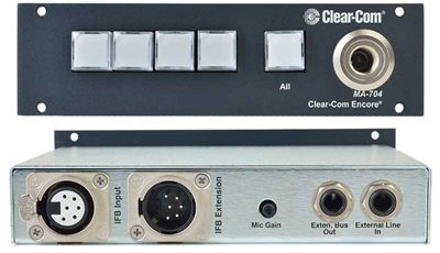 Clear-Com MA-704 IFB Control Panel w/Mic Jack