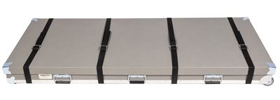 Clearsonic CH2466 - 5.5 ft x 2 ft. Heavy Duty Hard Road Case with Wheels for Drum Shields