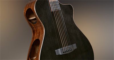 Cort Guitars Cort Modern Black Acoustic Guitar