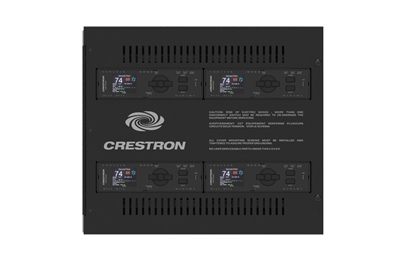 Crestron DIN-EN-2X18-HC-2OPEN DIN Rail Enclosure with 2 DIN Rails and 2 Cover Openings