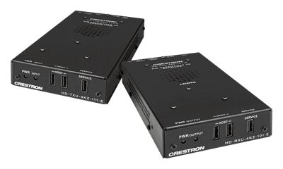 Crestron DM-EXT-2011 Kit 4K60 4:4:4 DM Essentials Transmitter Receiver Pair for USB-C DisplayPort