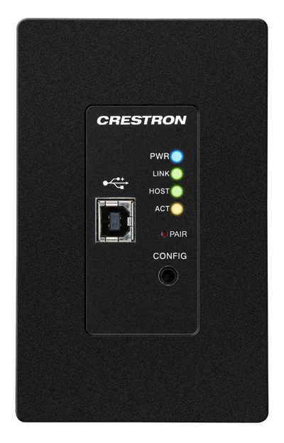 Crestron DM-NUX-L2-1G DM NUX USB over Network Wall Plate with Routing, Local
