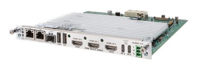 Crestron DM-NVX-384C DM NVX 5K 4x1 AV-over-IP Switcher Card with HDMI and USB-C Connectivity