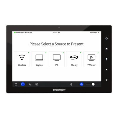 Crestron TSW-1070-B-S A 10.1 inch WUXGA wall touch screen