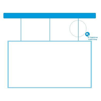 Da-Lite 10-ft SightLine Option Screen Accessory