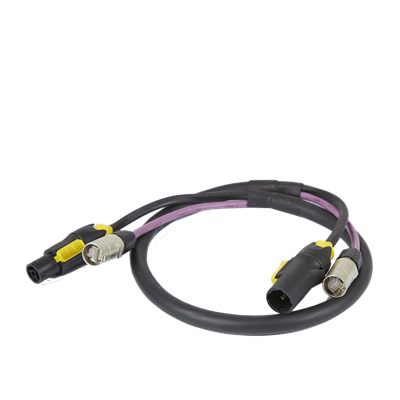 DAS Audio ECPK-1 1m Hybrid CAT7 etherCON (data+audio)+powerCON TRUE 1