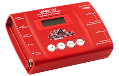 Decimator DMON-4S Quad (3G/HD/SD)-SDI to HDMI Multi-Viewer