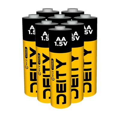 Deity Lithium AA Batteries, 8-Pack