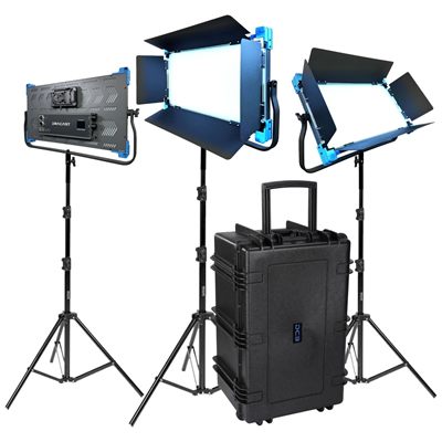 Dracast Pro Series II LED2000 Daylight LED 3 Light Kit