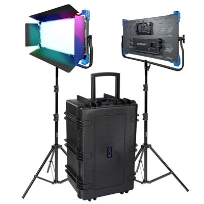 Dracast Pro Series II LED2000 RGB and Bi-Color LED 2 Light Kit