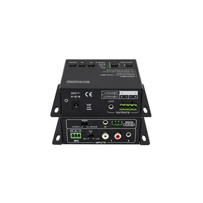DVDO AA2x20W-1 2x20W Class-D Audio Amplifier with Mic Mixer