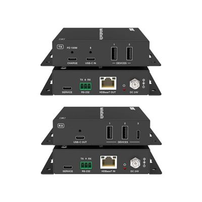 DVDO Xtend-USBC2USBC-70 USB-C (DP Alt Mode) to USB-C 70m Extender over HDBaseT with USB (Tx/Rx)