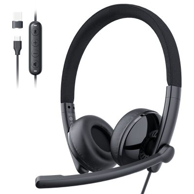 EMEET GeniusCall HS50 On-Ear USB Headset