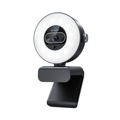 EMEET SmartCam S600L 4K StreamCam with RGB Ring Light