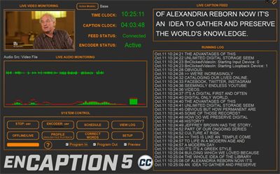 ENCO enCaption 5 PEG On-Premise Captioning System