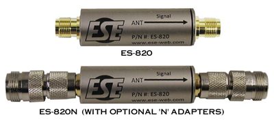 ESE ES-820N Inline GPS Antenna Amplifier, N Connectors