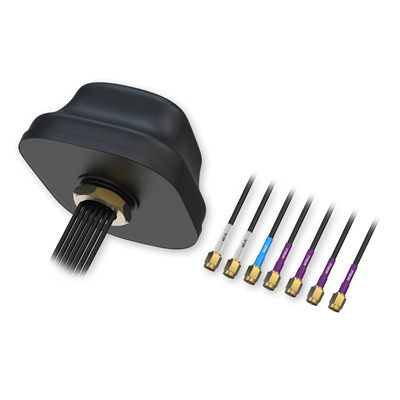 EtherWAN EASYCELL5G-ANT-RFT 5G Combo MIMO Mobile/GNSS/WiFi Roof SMA Antenna