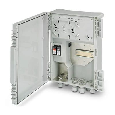 EtherWAN EasyPoE Box Series NEMA-Rated Indoor/Outdoor Enclosure with Integrated PoE Switch