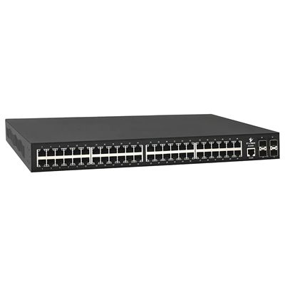EtherWAN EX26484 V2 Series Managed 48-port Gigabit PoE and 4-port 1G/10G SFP+ Ethernet Switch