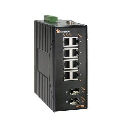 EtherWAN EX71802 8-port 10/100BASE-TX + 2-port Gigabit