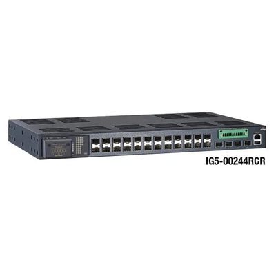 EtherWAN IG5 Rack Series IEC 61850-3/IEEE 1613 Lite L3 Hardened Managed 24-port Gigabit and 4-port 1G/10G