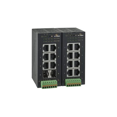 EtherWAN TG100H Series - OttoE Hardened Unmanaged 8-Port Gigabit Ethernet Switch