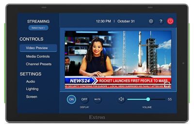 Extron TLP Pro 835M 8" Wall Mount TouchLink Pro Touchpanel
