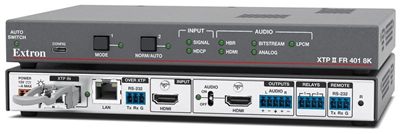 Extron XTP II FR 401 8K 8K Fiber Optic Receiver with local HDMI Input