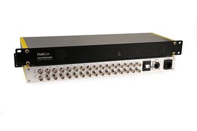 Fieldcast Mux/Demux Three Plus 12G, 16x SDI and Ethernet over One Fiber