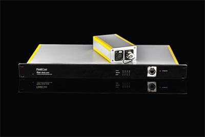 Fieldcast Fiber Dock System One 4-Camera PTZ Fiber System