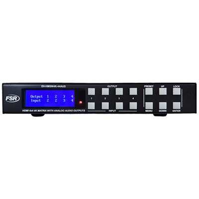 FSR DV-HMSW4K-44AUD 4x4 HDMI 4K Matrix Switcher
