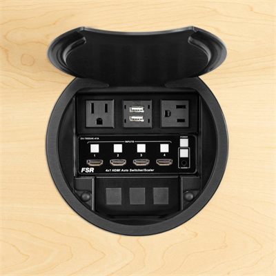 FSR HV-QDKT-CT6 HuddleVU Quad Digital Kit