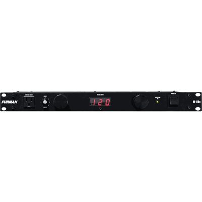 Furman M-8DX Merit Series Power Conditioner with Pull-out Lights and Digital Voltmeter