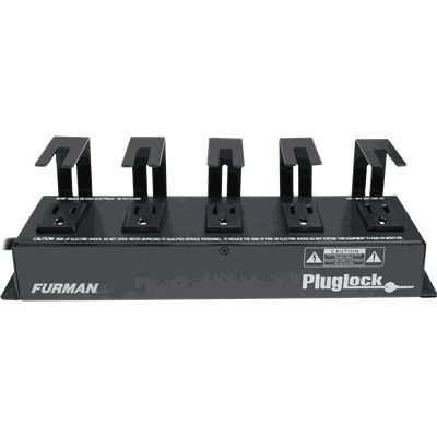 Furman PlugLOCK 5-Outlet Locking Power Distribution Unit