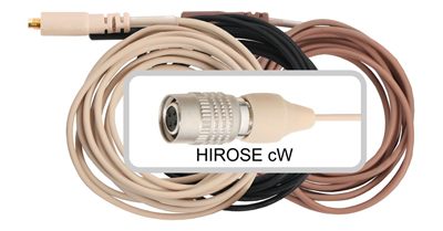 Galaxy Audio CBLATBK Headset Mic Cable for Audio-Technica (4-Pin HIROSE)