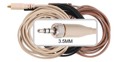 Galaxy Audio CBLSEN Headset Mic Cable for Sennheiser (3.5 mm)