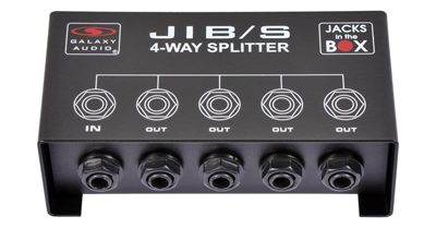 Galaxy Audio JIB/S Four-Way 1/4 inch Splitter